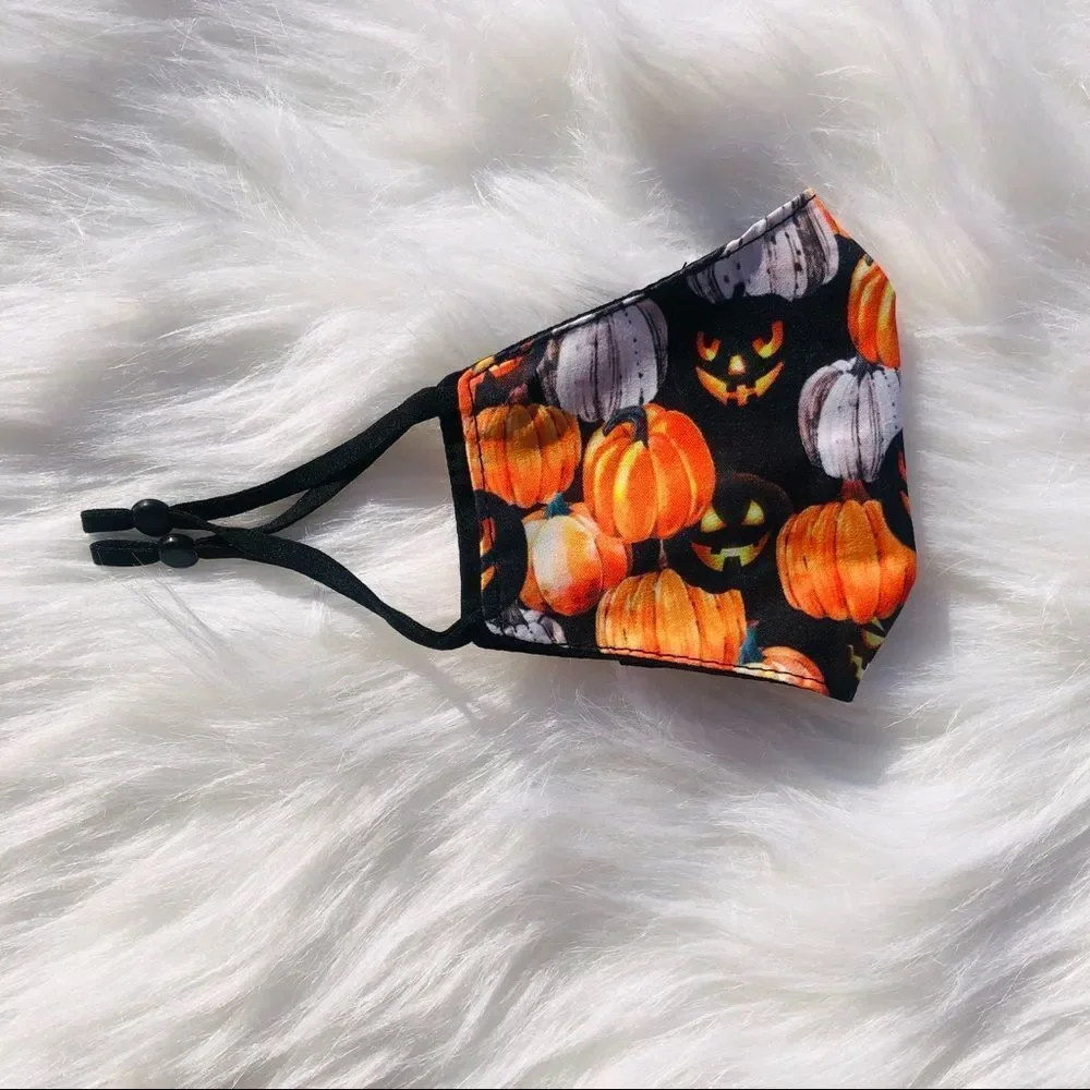 Brand New Halloween Kids Face Mask One Size Adjustable Strap (KIDS MASK)‎